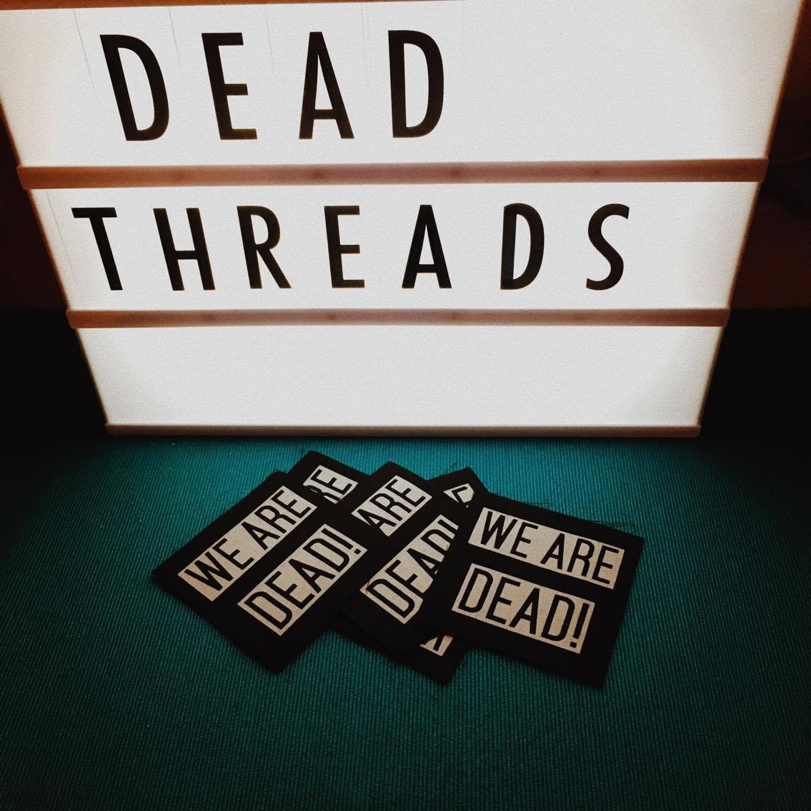 THE DEADTHREADS SALE CONTINUES. ENTER CODE ‘TYLERDURDEN’ FOR 15% OFF ALL CLOTHING X
